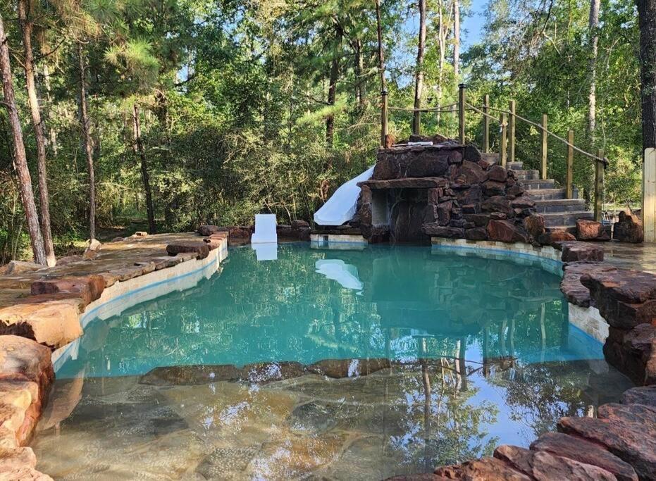 Waterfront Houston Hide Out In A Magical Forest Waller Eksteriør bilde
